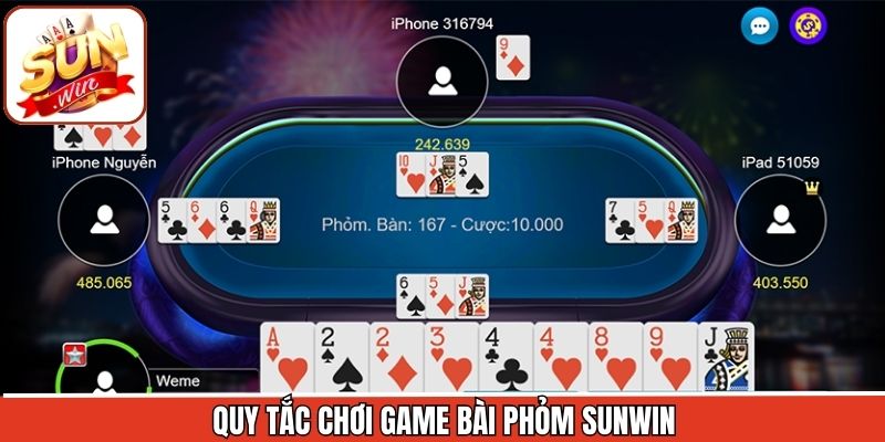 Cách tham gia Phỏm trực tuyến trên Sunwin