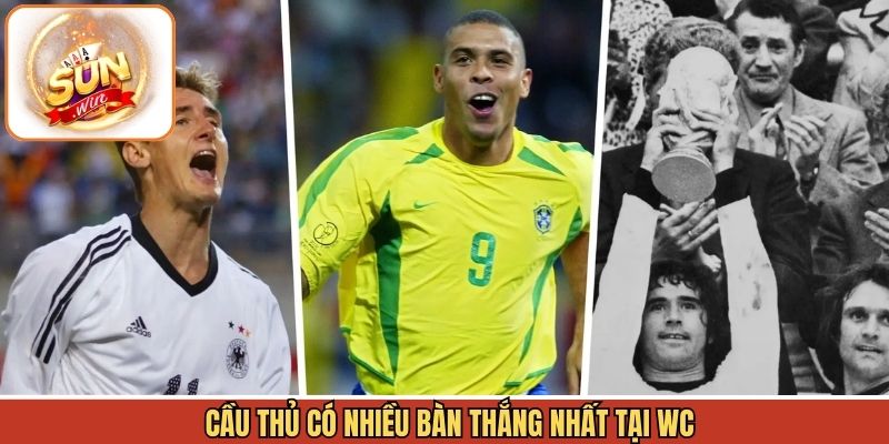 Cầu Thủ Có Nhiều Bàn Thắng Nhất Tại WC - 5 Ngôi Sao Top Đầu